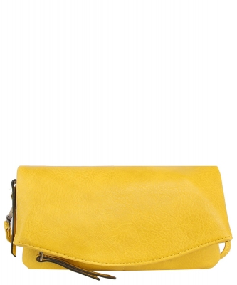 Fashion Envelope Clutch Crossbody Bag LQ294 YELLOW
